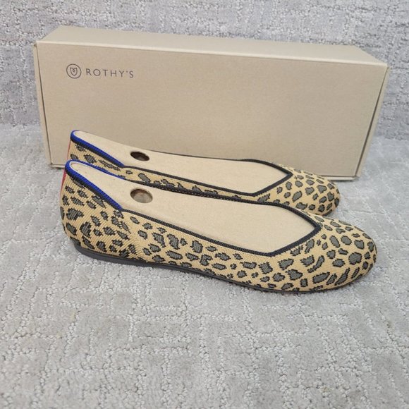 Rothy's The Flat Spotted Slip On Shoes Women's Size US 6, 8, 8.5, 9, 10.5, 11 - Picture 4 of 11
